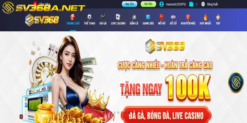 Sản phẩm game Hot nhất SV368 được thiết kế để mang lại trải nghiệm hấp dẫn